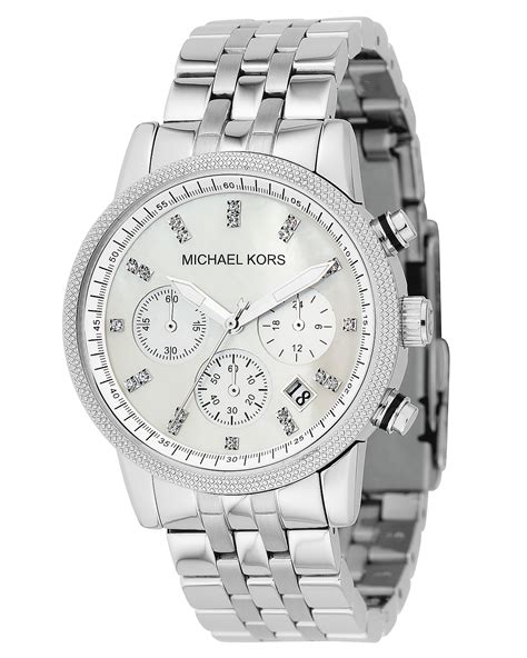 michael kors chronograph gage watch|michael kors stainless steel watch.